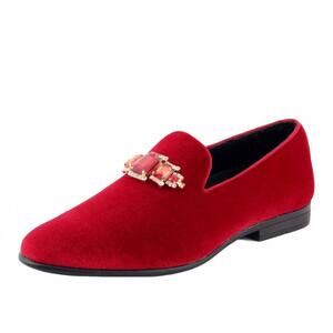 NEW AMALI men's fabio loafer in red